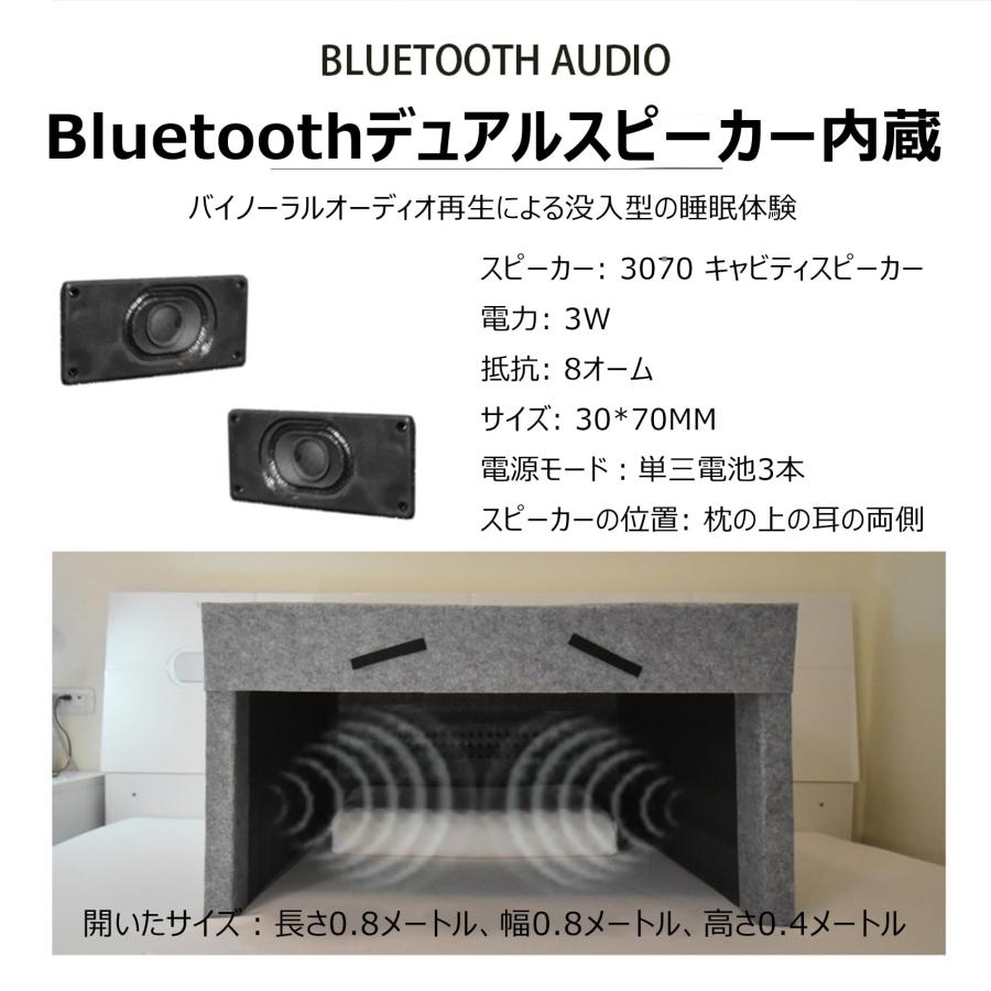 スリープキャビン、睡眠を助ける防音性と耐光性のサイレント