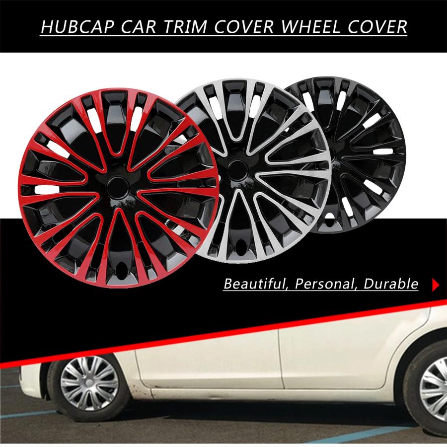 ハブキャップセット、ホイール交換用デコレーション、15インチホイール