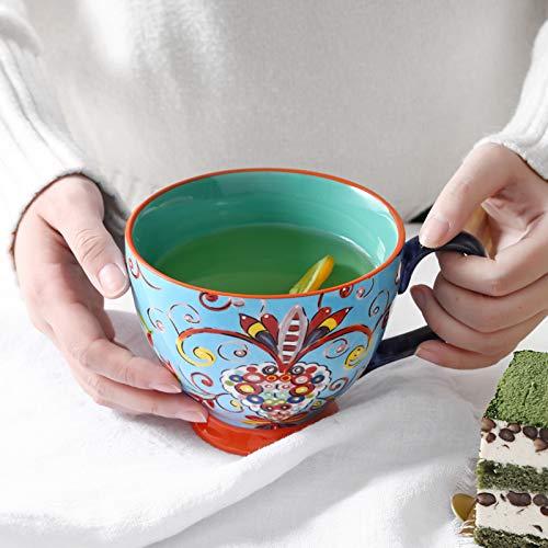絵画。原画【コーヒーカップの熊ちゃんは喜んでコーヒーを飲みます】 くま クマ 熊 コーヒーのイラスト素材 - PIXTA