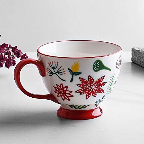 絵画。原画【コーヒーカップの熊ちゃんは喜んでコーヒーを飲みます】 色絵異邦人 コーヒーC/S（八角） - 山本長左の器