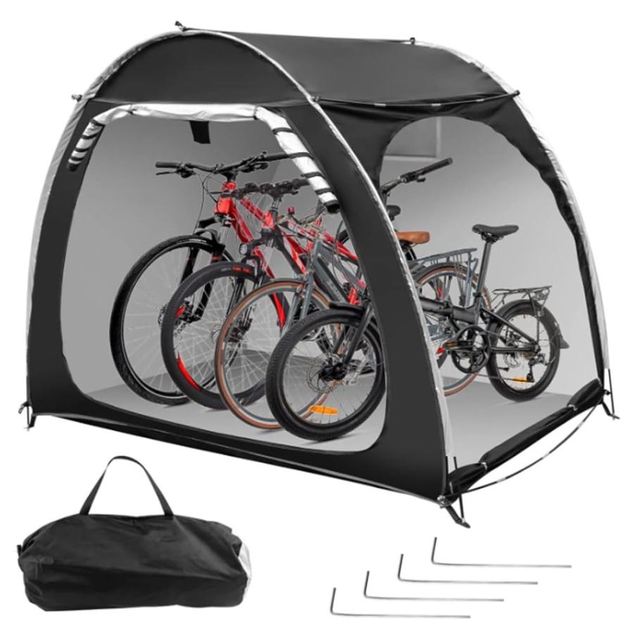 サイクルハウス 自転車テント 4~5台用自転車置き場 210*150