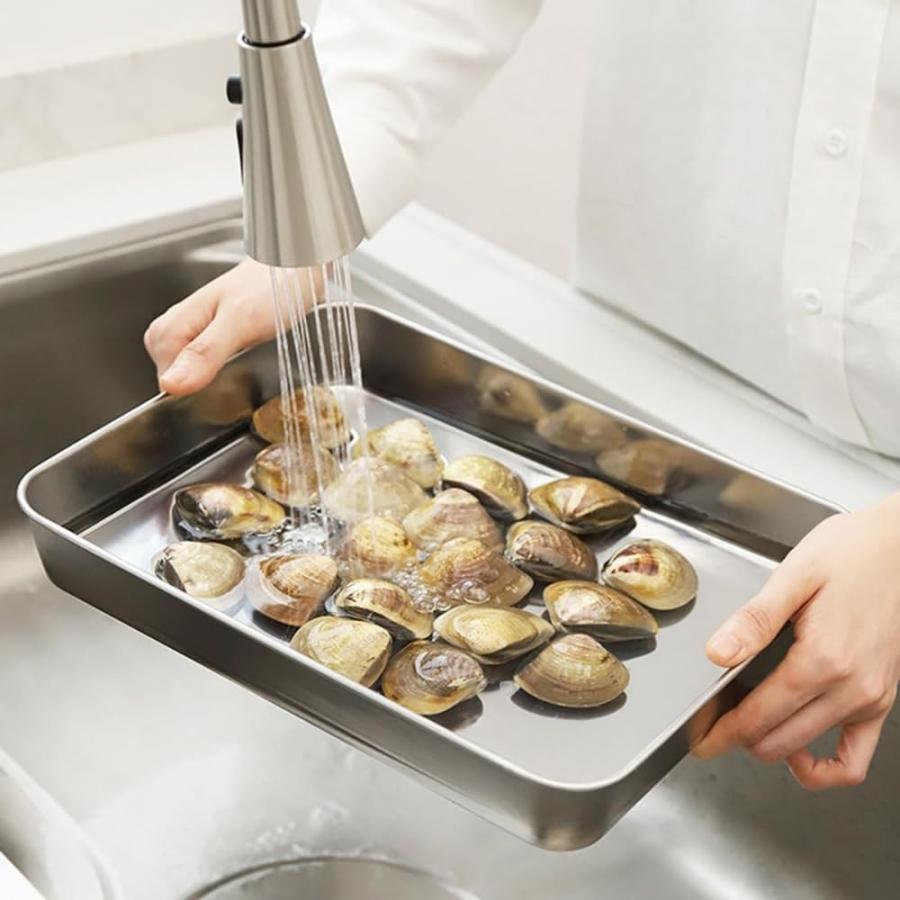 バット 料理 ステンレス 保存容器 角バット 調理バット セット フタ