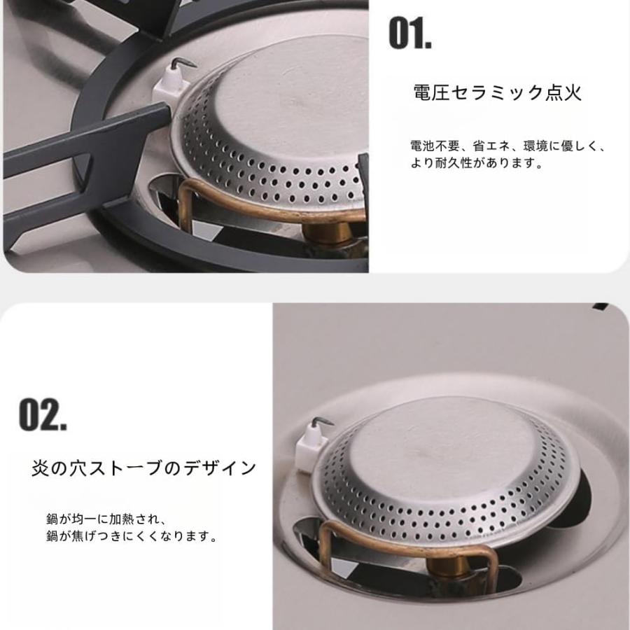 シングルバーナー 304 ステンレス鋼 折りたたみ式 4000W 4500Wの シングルバーナー 304 ステンレス鋼 折りたたみ式 4000W 4500Wの