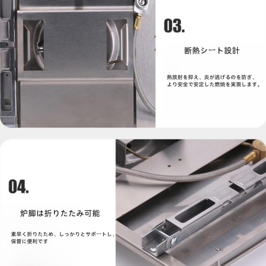 シングルバーナー 304 ステンレス鋼 折りたたみ式 4000W 4500Wの シングルバーナー 304 ステンレス鋼 折りたたみ式 4000W 4500Wの