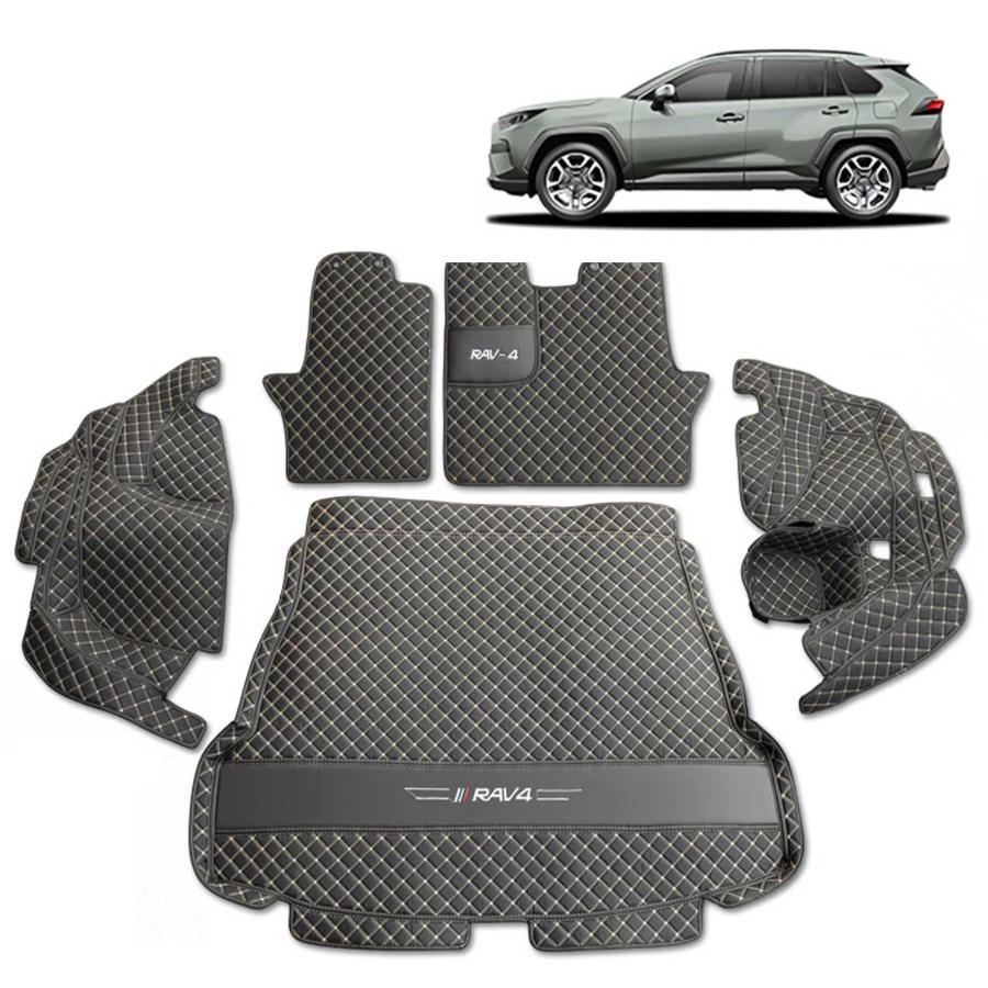 トヨタ 新型RAV4 XA50系 専用 カスタム 車の トランクマットXPE レザー