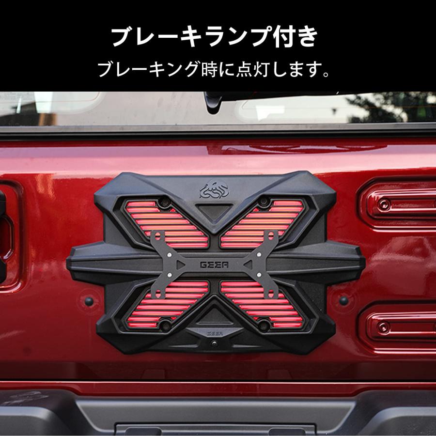 ラングラー テールゲートカバー JL JK ジープ ベントプレート