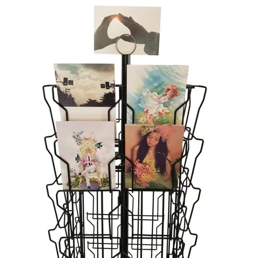 調節可能なグリーティングカードラックポストカードディスプレイ