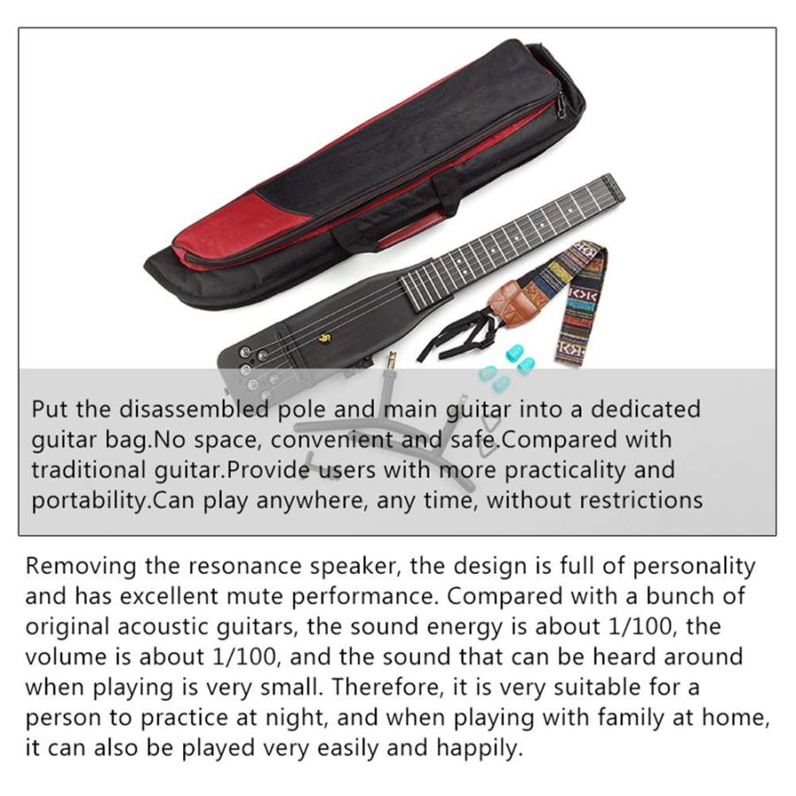 トラベルギター、エレクトリックサイレントギター18フレット