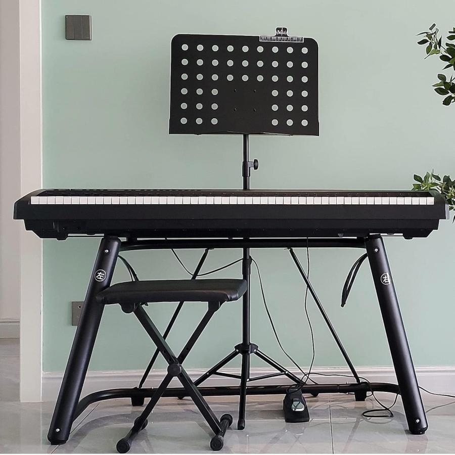 電子ピアノ スタンド キーボードスタンド 楽器 U型、スタンド