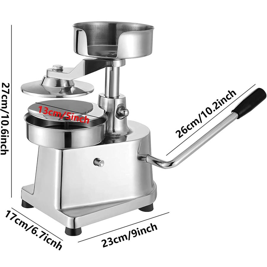 NexPon」市販のハンバーガープレスパティメーカー、ステンレス鋼