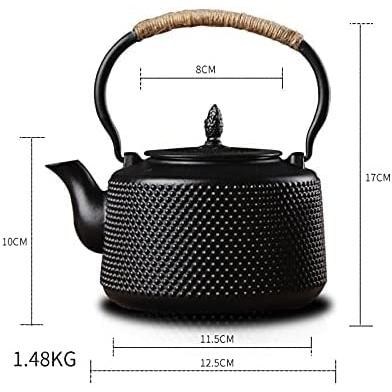 正寿堂　松竹梅　鉄瓶　鉄器　急須　560g　工芸品　鉄分補給　骨董品 鉄瓶 急須 ティーポット 鉄のやかん 1L 1.5L 鋳鉄 鉄分補給 おしゃれ