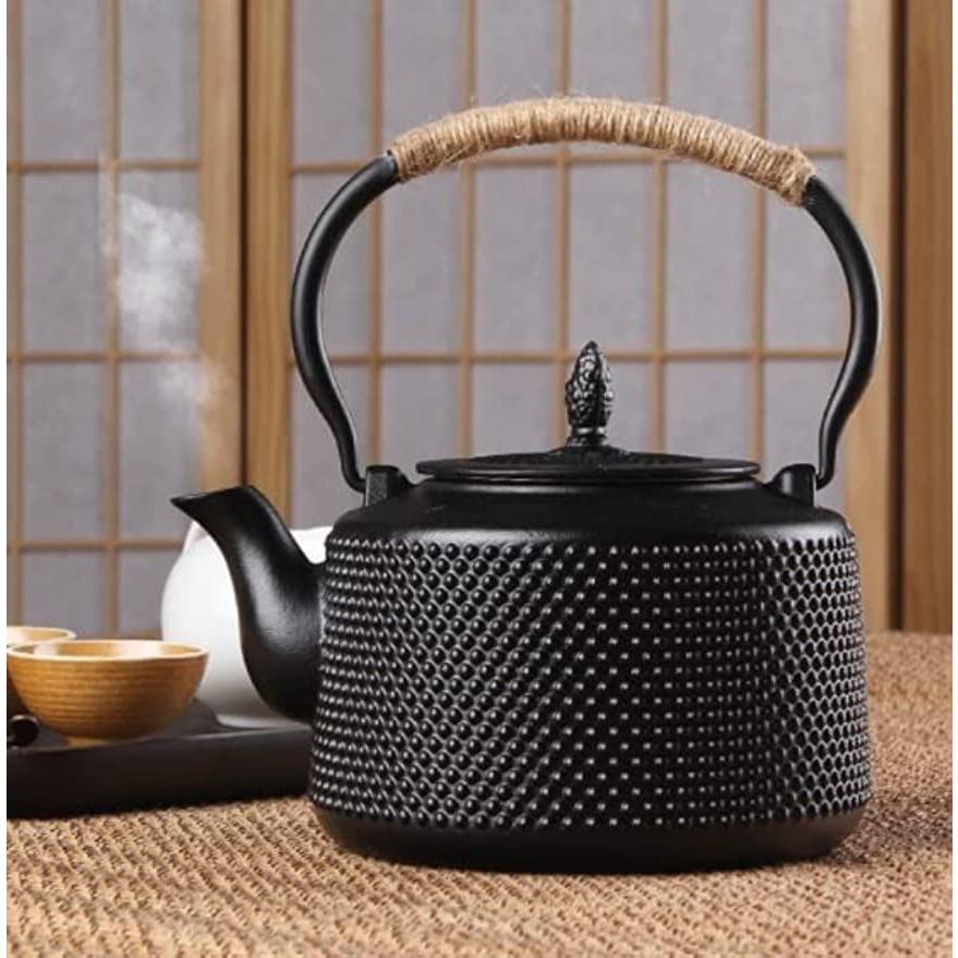 鉄瓶 急須 ティーポット 鉄のやかん 1L 1.5L 鋳鉄 鉄分補給 おしゃれ
