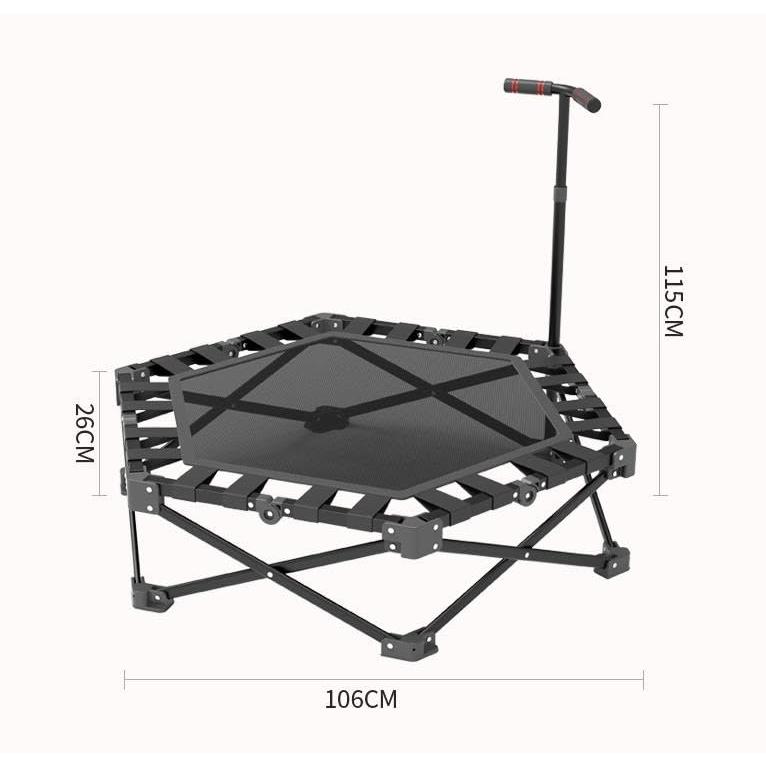 2025年新型トランポリン 室内 全鋼構造 静音設計 高弾力 手すり付き