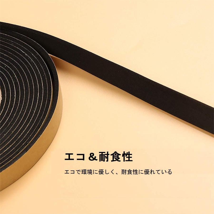 スポンジテープ クッションテープ 戸当たりテープ 薄い 隙間すきまテープ 幅10mm 長10m 厚1mm フォームテープ ショップヨヨギハチマン 通販 Yahoo ショッピング