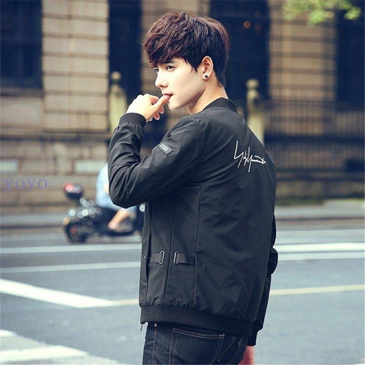 ジャケット メンズ 長袖 パーカー 立ち襟 野球 バイクジャケット 春 夏 秋 冬 ライダースジャケット アウター 通勤 通学 ファッション Yoyo 1999cdjfs Yoyoyo本舗 通販 Yahoo ショッピング