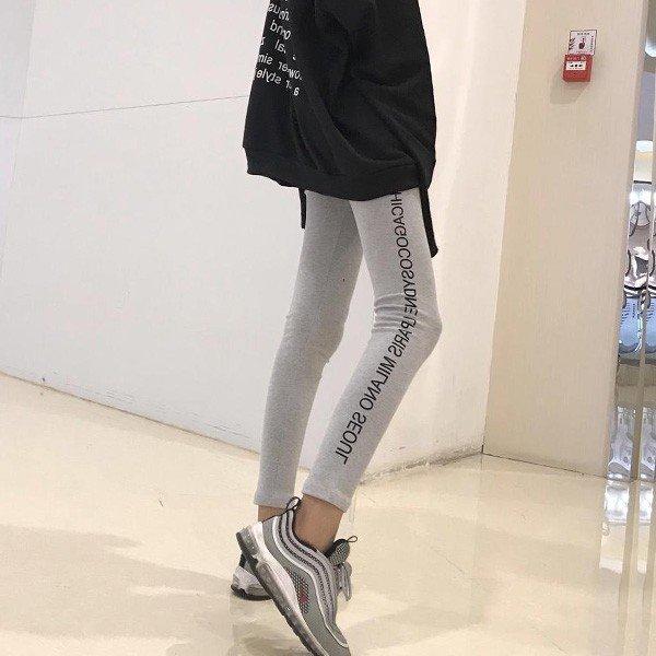 リブレギンスレディースパンツコーデスキニーおしゃれ綿スポーツラインスパッツロゴ30代40代50代み2 Yoyoyo Dwuyi951 Yoyoyo本舗 通販 Yahoo ショッピング