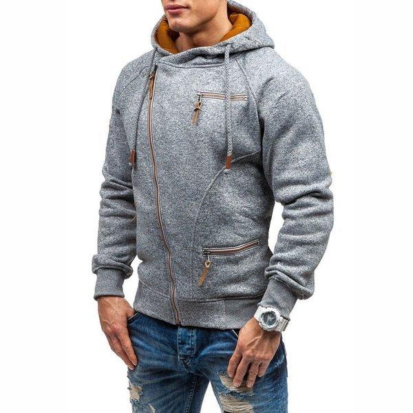 パーカーメンズおしゃれスウェットパーカ長袖パーカーフード付きジャケット斜めジッパー新作アウター大人カジュアル春秋3色代30代40代 Yoyoyo Vpkmz475 Yoyoyo本舗 通販 Yahoo ショッピング