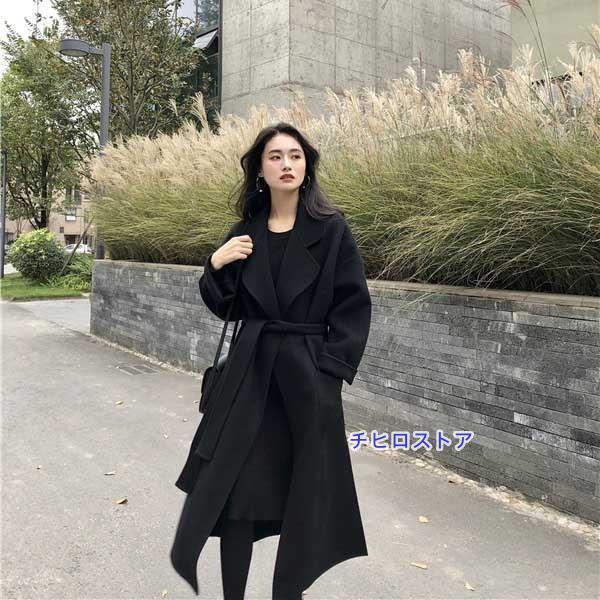 チェスターコート レディース 超ロング丈 女子 アウター 7color 暖かい