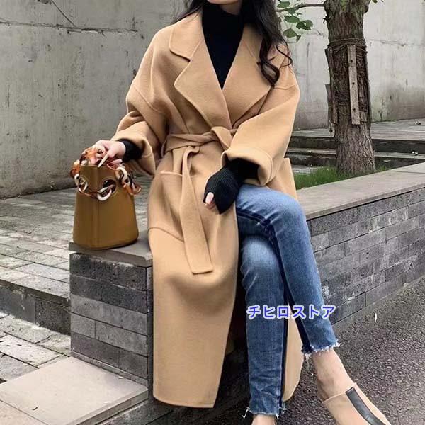 チェスターコート レディース 超ロング丈 女子 アウター 7color 暖かい
