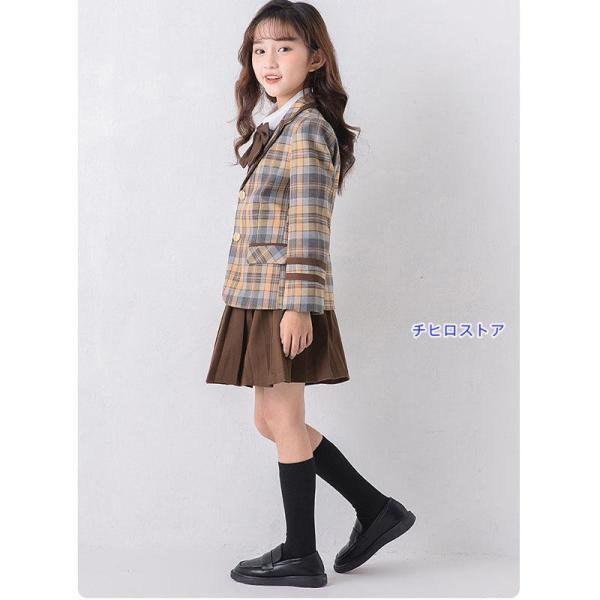 卒業式 スーツ 男の子 女の子 小学校 フォーマル スーツ キッズ 子供服 上下セット 春コーデ 入学式 結婚式 発表会 写真館 撮影 卒園式 ジュニアの画像