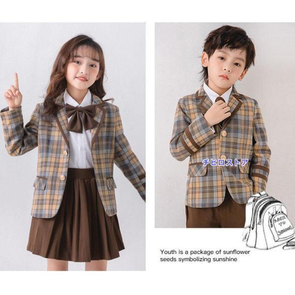 卒業式 スーツ 男の子 女の子 小学校 フォーマル スーツ キッズ 子供服 上下セット 春コーデ 入学式 結婚式 発表会 写真館 撮影 卒園式 ジュニアの画像