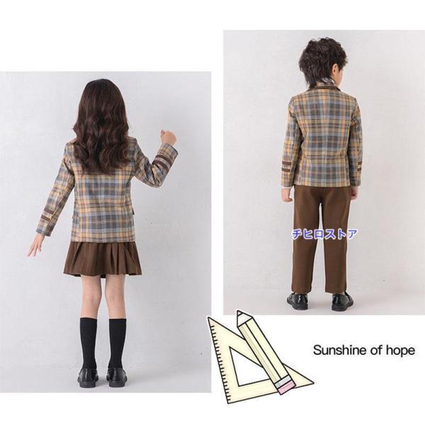 卒業式 スーツ 男の子 女の子 小学校 フォーマル スーツ キッズ 子供服 上下セット 春コーデ 入学式 結婚式 発表会 写真館 撮影 卒園式 ジュニアの画像
