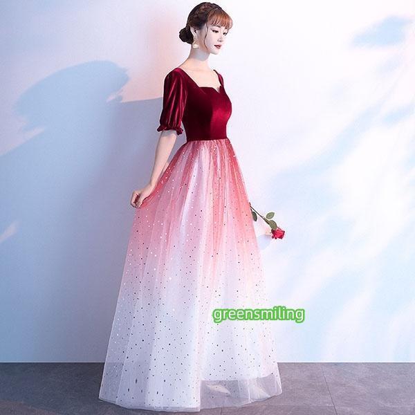 パーティードレス ロングドレス 結婚式 ステージドレス ワンピース 発表会_9
