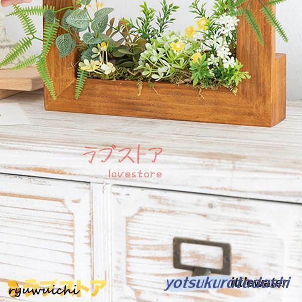 ウォールグリーン 壁掛け フェイク 木枠 フェイクグリーン 観葉植物