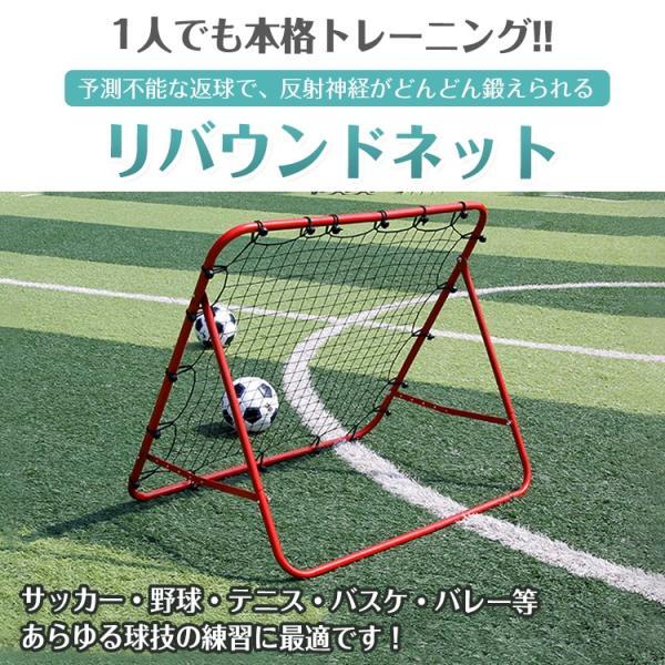 リバウンドネット 収納袋付き 5段階角度調整 組立簡単 ?力性 長持ち ステンしス製 サッカー フットサル 野球 テニス バスケ 二人練習 自主練習_2