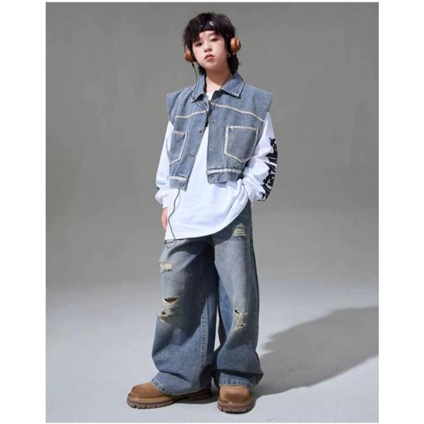 キッズダンス衣装 セットアップ ヒップホップ 衣装 ダンス衣装 キッズ