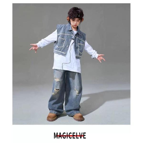 キッズダンス衣装 セットアップ ヒップホップ 衣装 ダンス衣装 キッズ