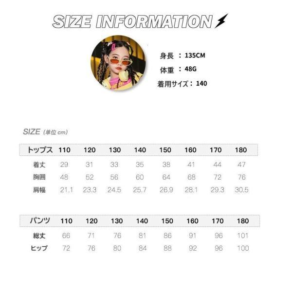 K-POP ダンス衣装 韓国 キッズダンス衣装 ガールズ セットアップ 子供ダンス服 ダンスウェア ダンス衣装 キッズ トップス チェックパンツ 黄緑 紫の画像