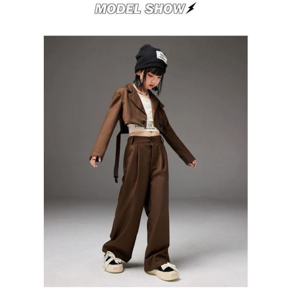 ダンス衣装 ガールズ ジャズヒップホップ セットアップ キッズダンス
