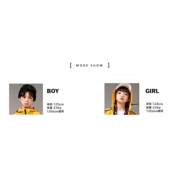 ウィンドブレーカー キッズ ダンス衣装 上下 ジャージ ヒップホップ 衣装 セットアップ  K-POP 韓国 ネイビー 黄色の画像