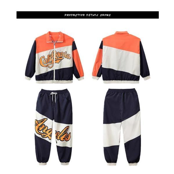 ガールズヒップホップ ダンス衣装 キッズ セットアップ 派手 へそ出しトップス ショートパンツ シースルー K-POP 韓国 オレンジ 黒 フラッグチェックの画像