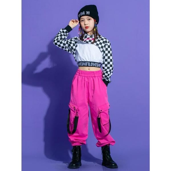 キッズダンス衣装 セットアップ ガールズ ヒップホップ ファッション