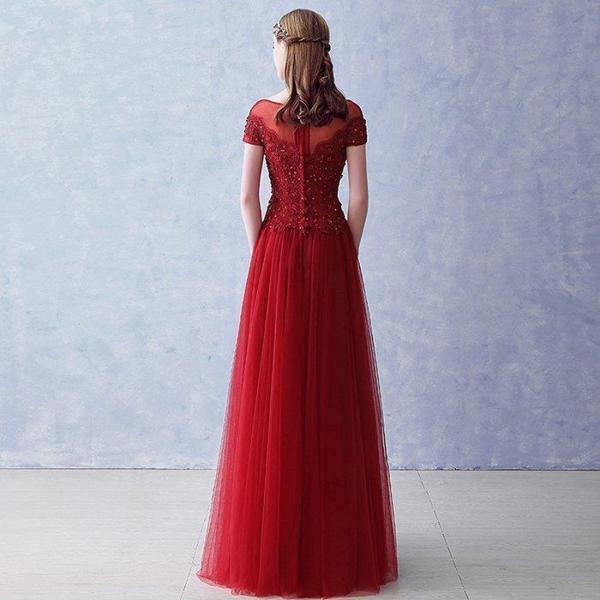 カラードレス レッド パーティードレス 演奏会用ドレス ロングドレス ウェディングドレス 発表会 結婚式 ピアノ 二次会 ドレス 前撮り 結婚式 花嫁 披露宴