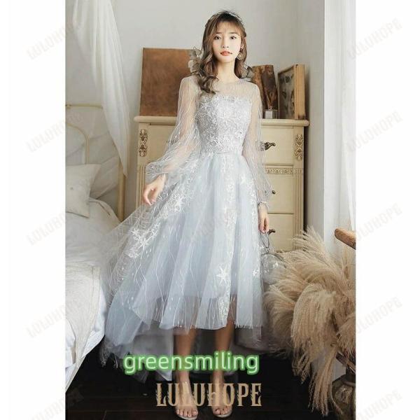 パーティードレス フィッシュテール 結婚式 母親 大人 ピアノ 発表会