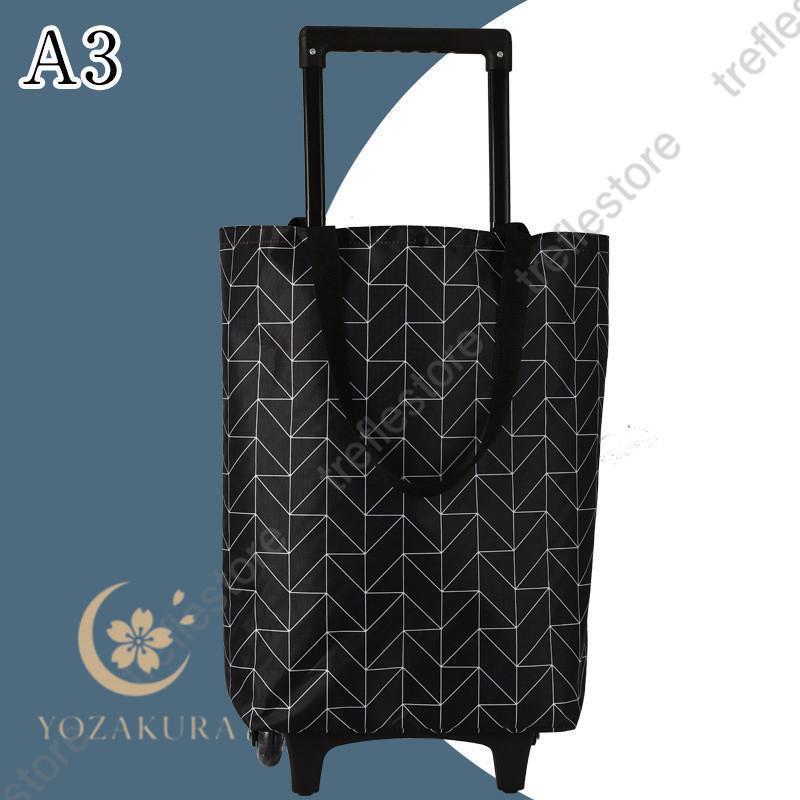 キャリーカート ショッピングカート 買い物カート 2WAY 花柄 保温 保冷