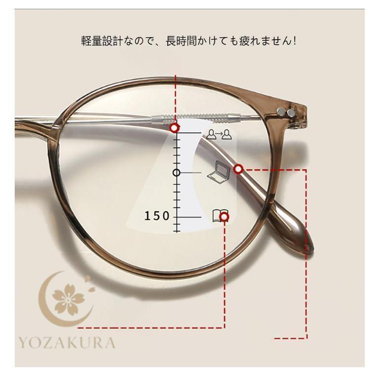 3.5 遠近両用 可愛い 2.0 ブルーライトカット 1.5 老眼鏡 3.0 累進多