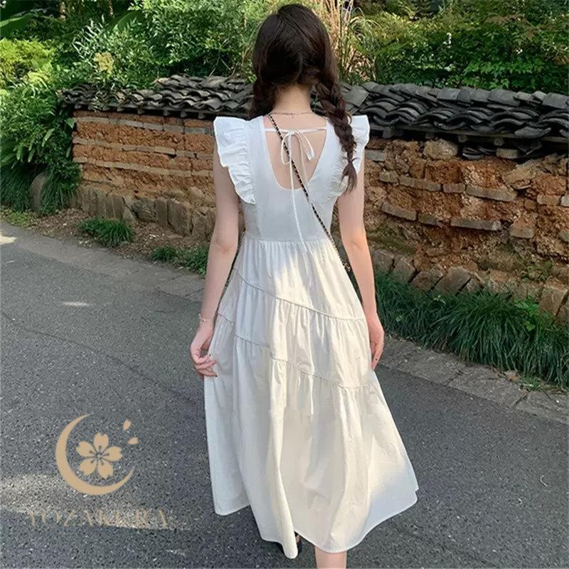 ワンピース レディース ロングワンピース 夏 夏服 春秋 ノースリーブ