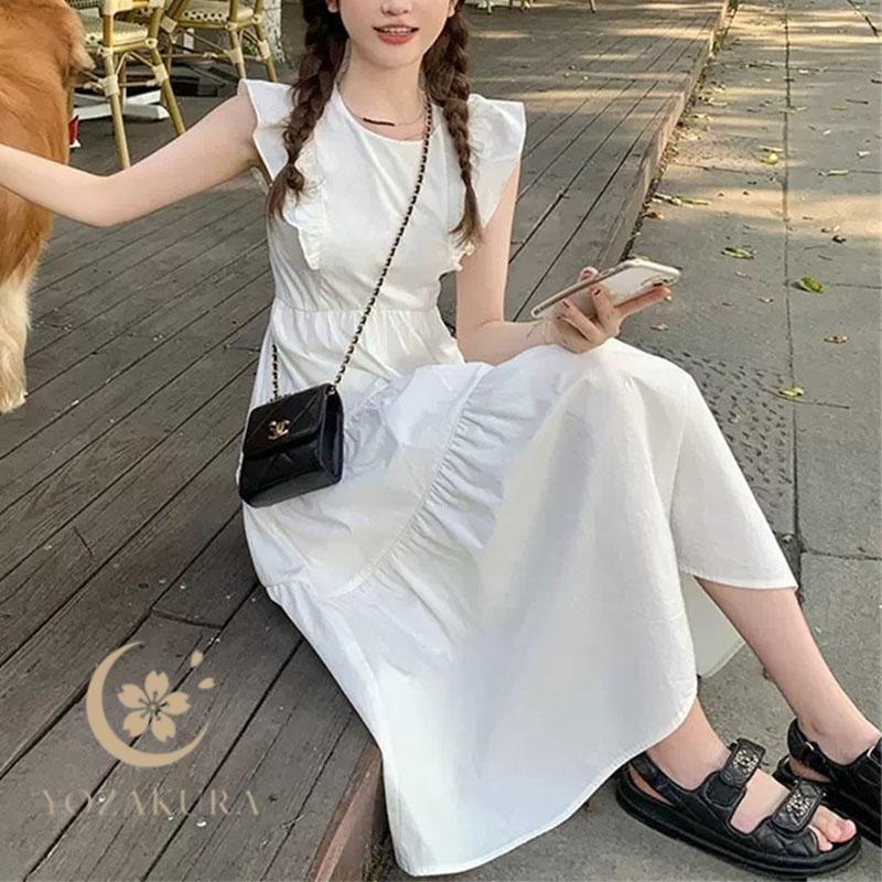 ワンピース レディース ロングワンピース 夏 夏服 春秋 ノースリーブ