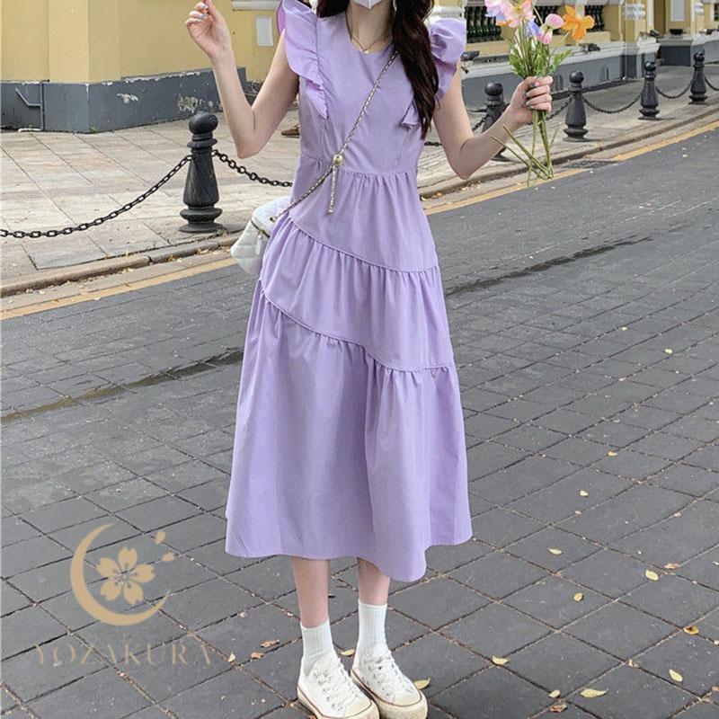 ワンピース レディース ロングワンピース 夏 夏服 春秋 ノースリーブ