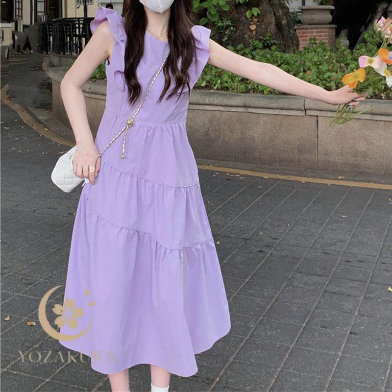 ワンピース レディース ロングワンピース 夏 夏服 春秋 ノースリーブ