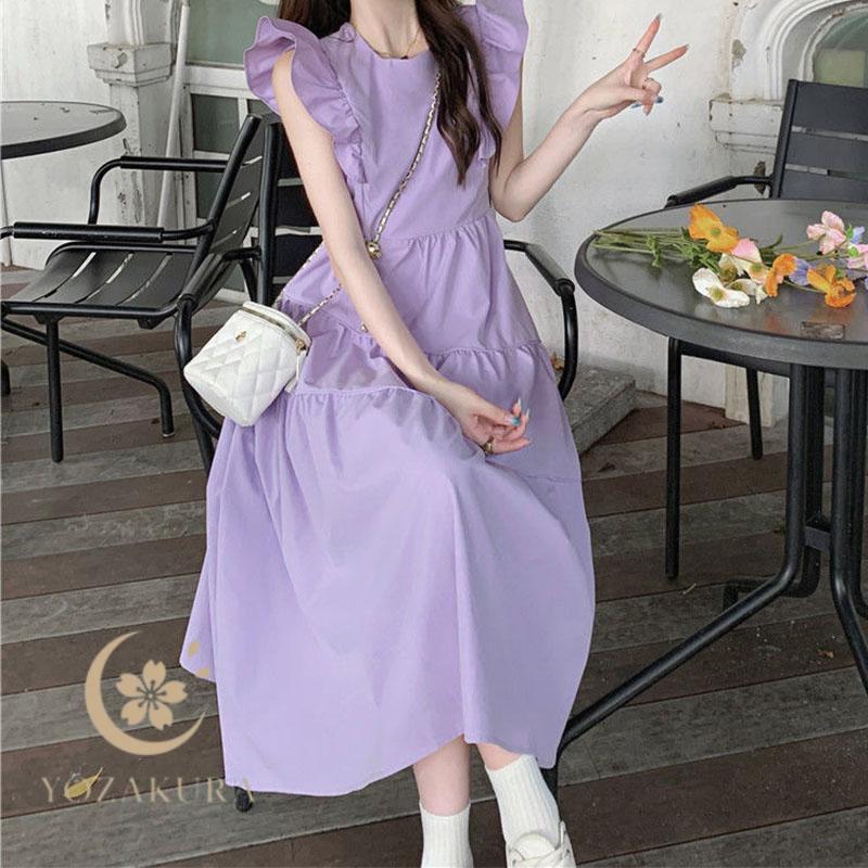 ワンピース レディース ロングワンピース 夏 夏服 春秋 ノースリーブ
