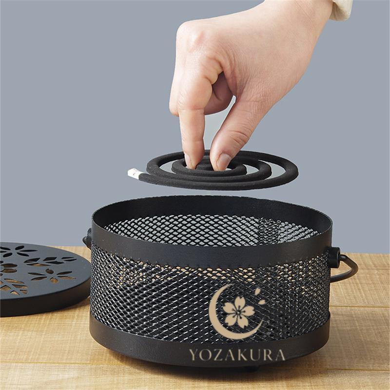蚊取り線香ケース セーフ 線香入れ スタンド おしゃれ 品質保証