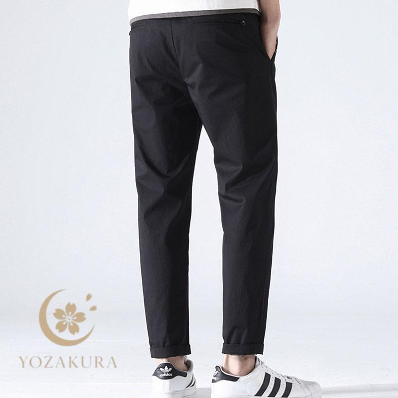 パンツ テーパードパンツ メンズ アンクルパンツ 吸汗 速乾 ボトムス