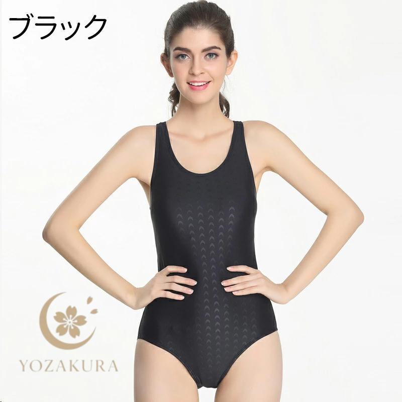 レディース 競泳用水着 オールインワン 女性 水着 体型カバー