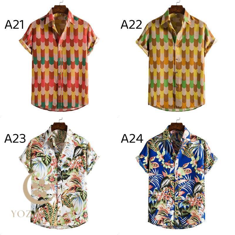 アロハシャツ メンズ 半袖 シャツ ウェア 花柄 半袖シャツ 軽量