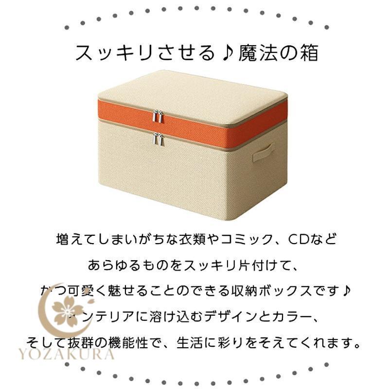 エクストララージ 折りたたみ収納ボックス 衣類収納ケース 幅54×奥行40